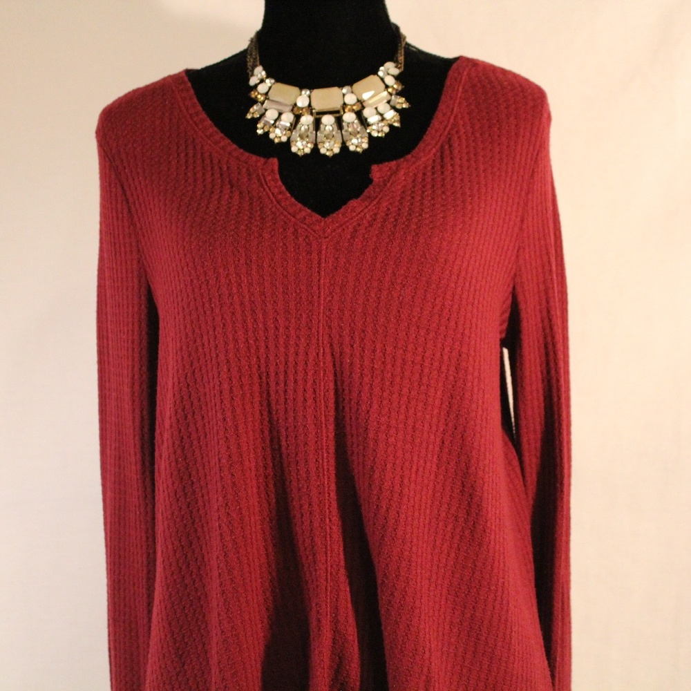 Arizona Jeans Knit Long Sleeve Top Size L